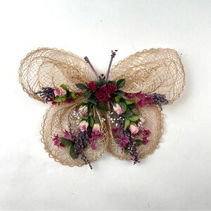 Floral Butterfly Wall Decor